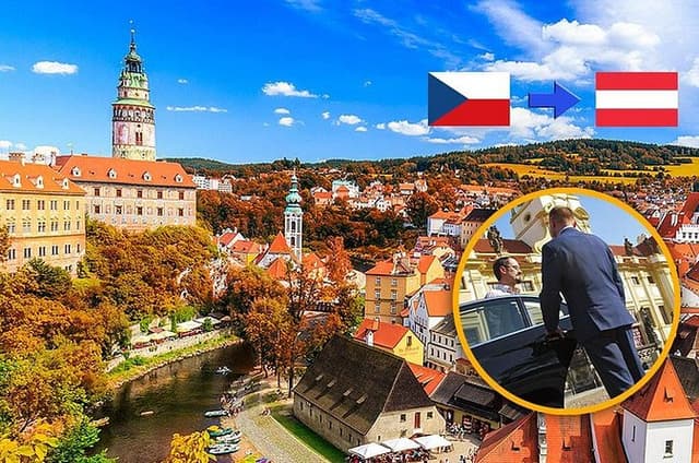 Private Transfer from Prague to Vienna with a Stopover in Cesky Krumlov