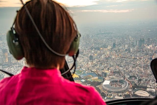 Tokyo Private Helicopter Tour– Asakusa, Skytree, Shibuya(30-Min)
