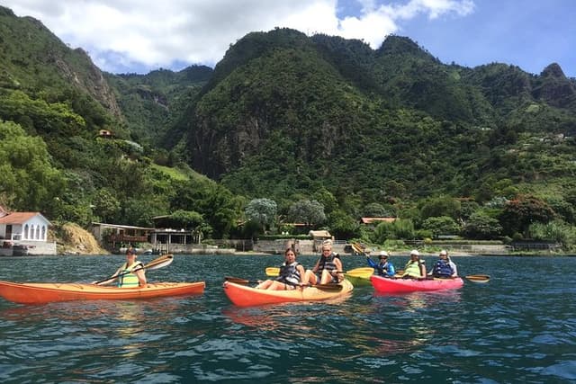Kayak and Hike Adventure Tour from Panajachel in Guatemala