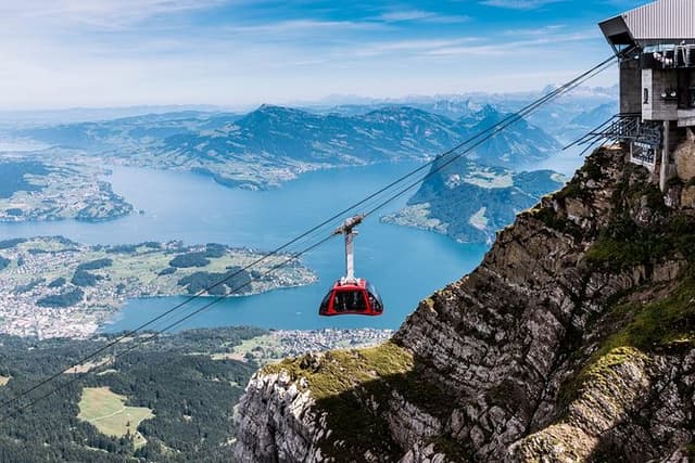 Mt Pilatus from Lucerne Including Boat Trip, Gondola, Cogwheel