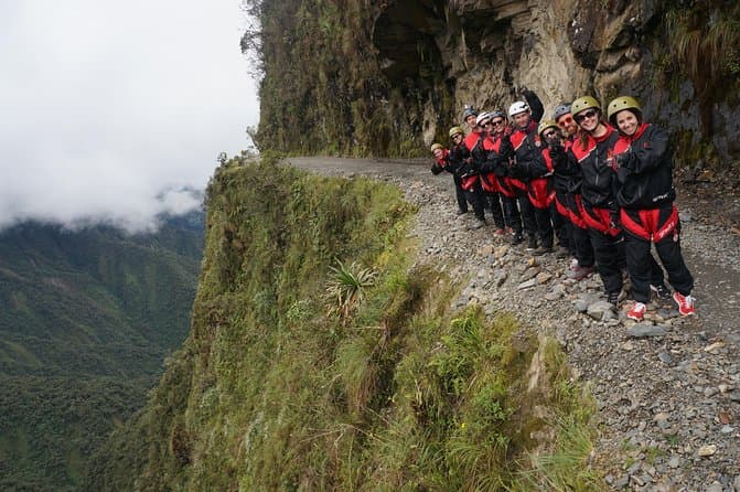 Epic Death Road Mountain Biking Adventure in La Paz
