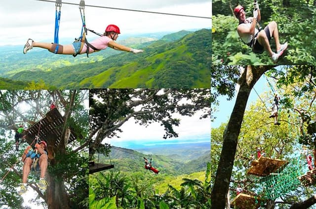 Mega Mix Adventure and Zipline Tour from Jaco