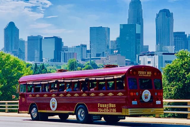 Charlotte FUNNY Historical Comedy City BUS Tour