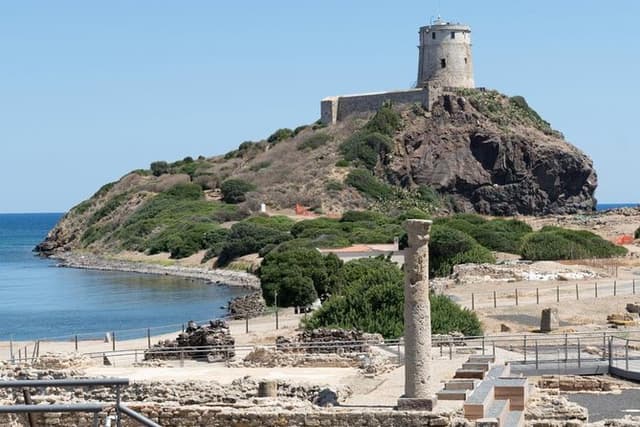 Tour of the Archaeological Area of Nora, entrance fees included