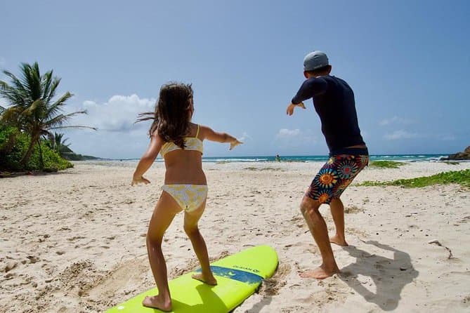 Private Surf Lessons Tour in Guadeloupe
