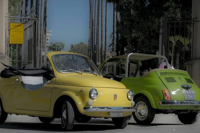 Fiat 500 Vintage Palermo center - Monreale cathedral