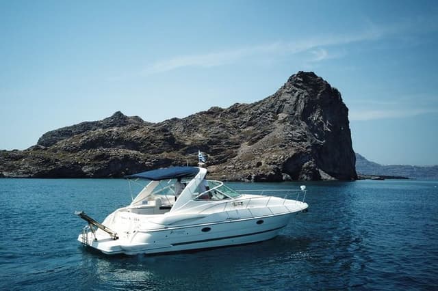 Explore Santorini’s volcano with Alex Private Boat Rental