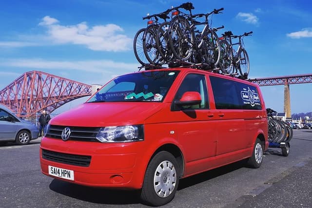 Edinburgh Bridges & Countryside BIke & Ebike Tour with Transfers