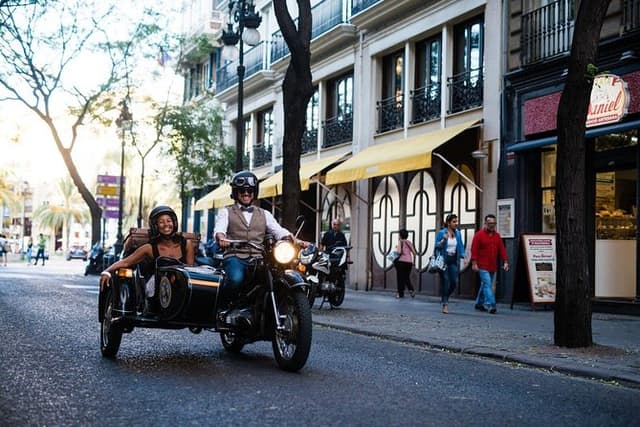 Private Vintage Sidecar Experience in Valencia with a Local Guide