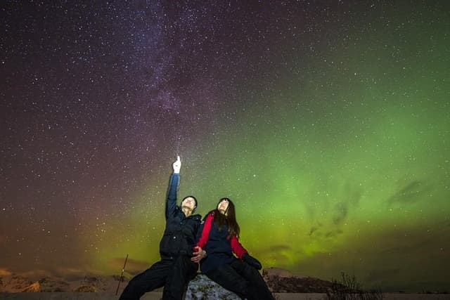 Aurora Capture with Photographer
