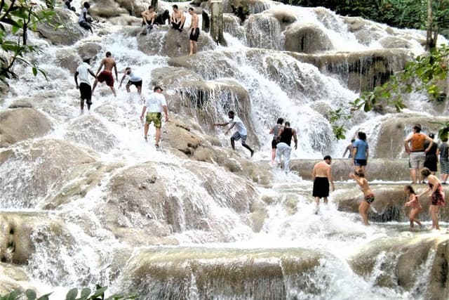 Blue Hole plus Secret Falls & Dunn's River Falls from Grand Palladium