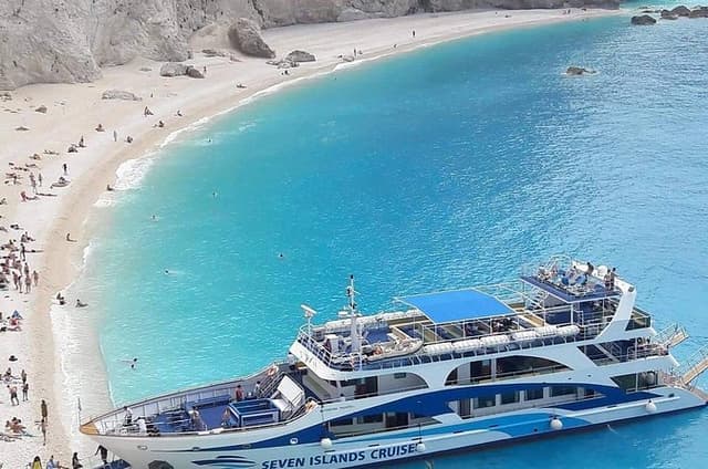 Explore Ionian Sea with its 50 shades of blue on Makedonia Palace