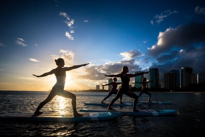 Best Sunset Paddleboard Yoga Tours in Oahu