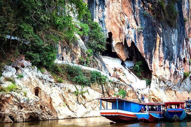 Luang Prabang World Heritage, Pak Ou Caves, River Sunset Cruise