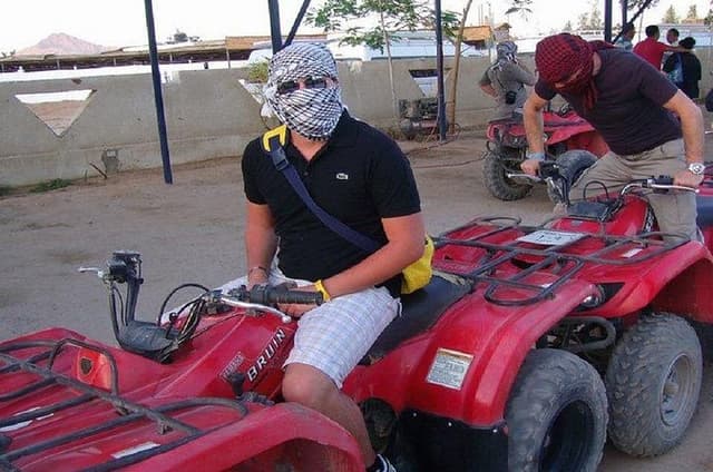 Safari Quad bike ride in hurghada