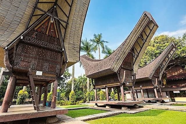 Indonesia Miniature Park, Guide has been Vaccinated with Covid Vaccine