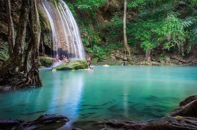 Unspoiled Outdoors - Thaka Floating Market & Erawan Falls