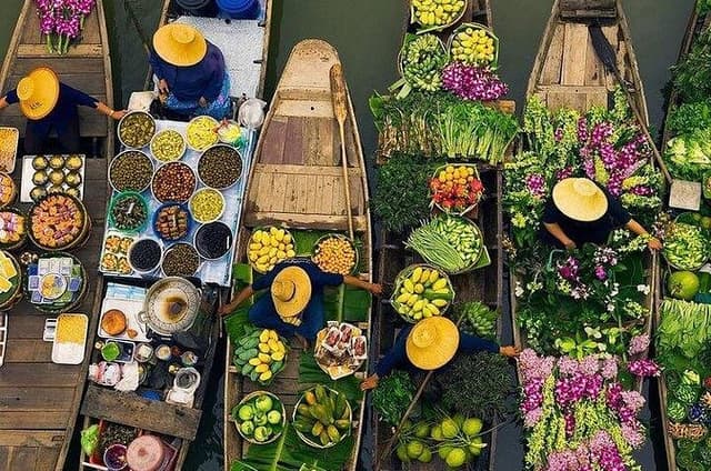 Khlong Lat Mayom & Taling Chan Floating Markets (Multi Languages)