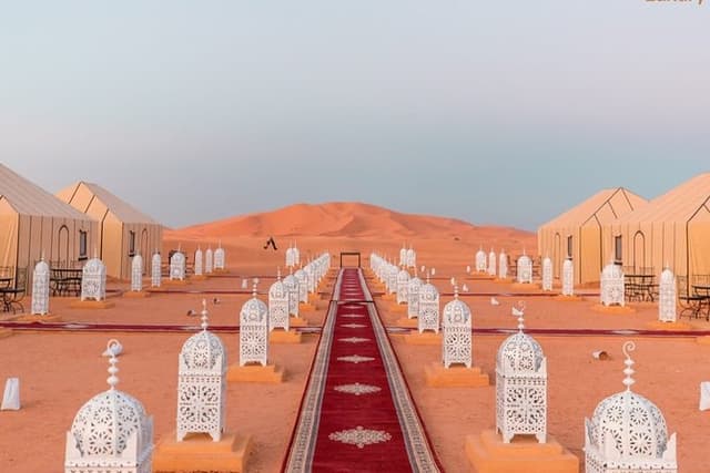 Overnight in Desert Camp with Camel Ride All meals &sandboarding