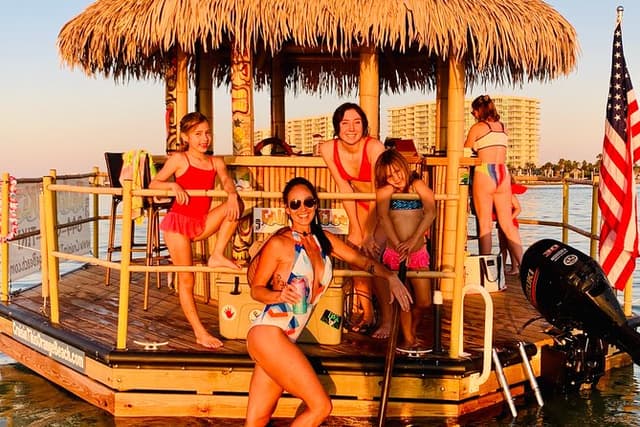 Orange Beach 90-Minute Sunset Cruise on a Tiki Bar