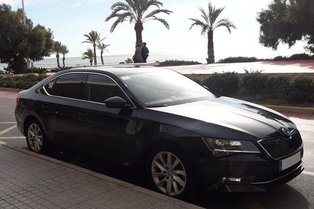 Transfer from Alicante airport to Alicante city in private Sedan car max. 3 passengers