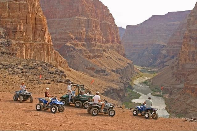 Grand Canyon North Rim Tour by Airplane with ATV or 4x4 Ride