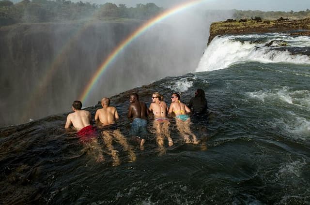  Swimming Experience at Devil's Pool in Victoria Falls