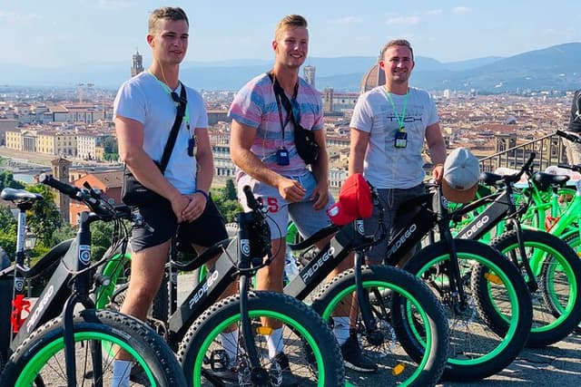 Florence Electric Bike City Tour and Piazzale Michelangelo