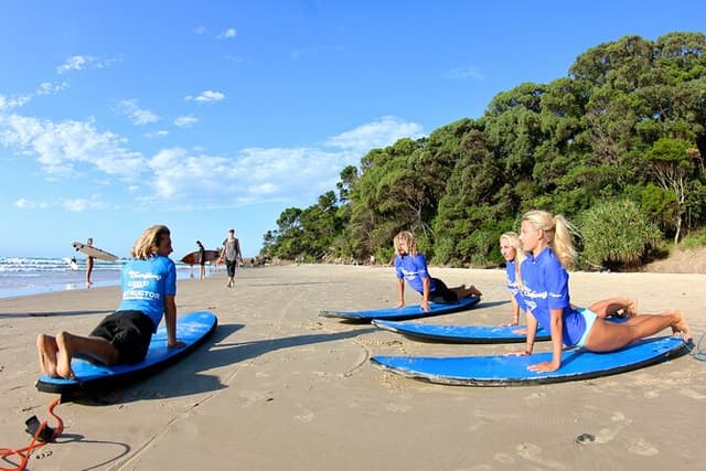 Small-Group Surfing Lessons in Byron Bay