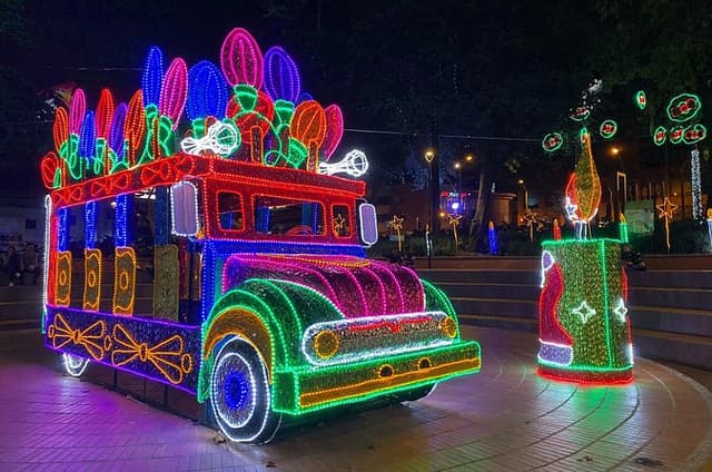 Medellin Christmas Lighting Private Tour