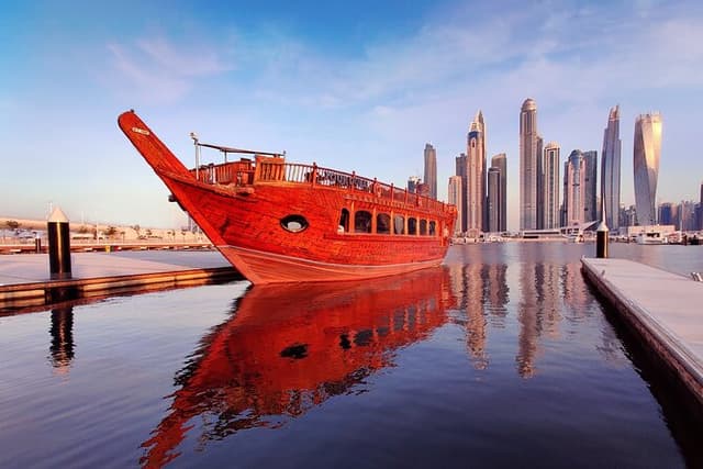 Dubai Marina Dhow Sightseeing Cruise
