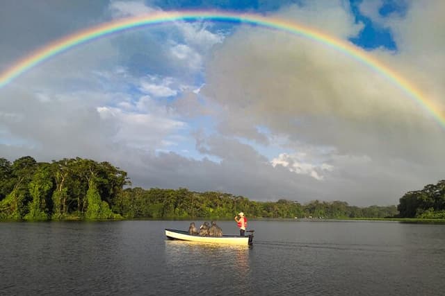 Electric Canoe Tour in Tortuguero National Park