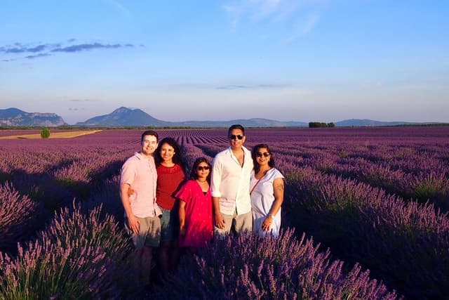 Sunset Lavender Tour in Valensole with pickup from Marseille
