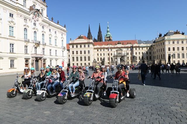 Amazing !!! Electric Trike Tour of Prague, live guide included