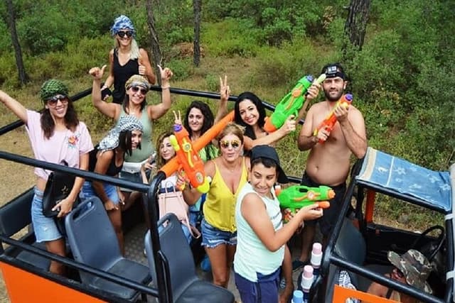 Marmaris & Icmeler Jeep Safari W/ Water Fight, Clour & Foam Party