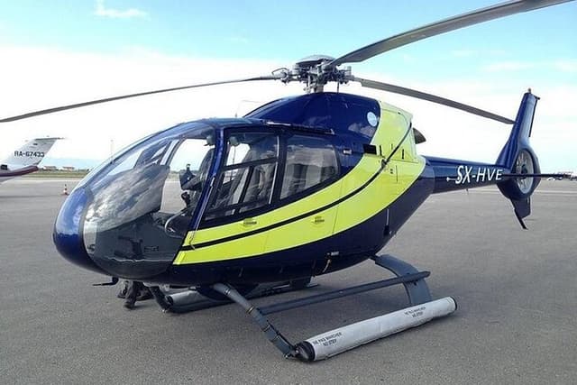 Private Helicopter Transfer from Antiparos to Athens