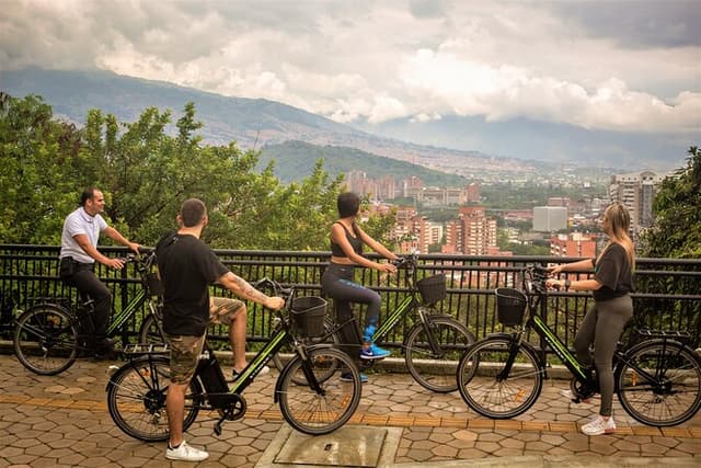 Electric Bike City Tour Medellin With Colombian Coffee and Snack