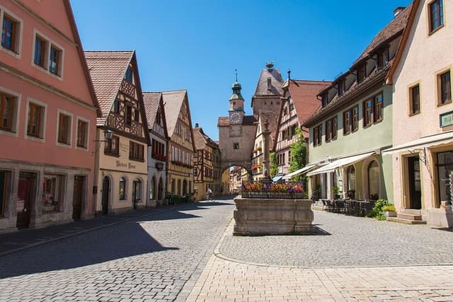 Full-Day Private Tour to Rothenburg ob der Tauber from Frankfurt
