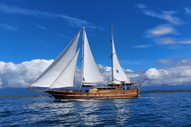 Cruising on a 100' Wooden Sail Ship in Province of Puntarenas