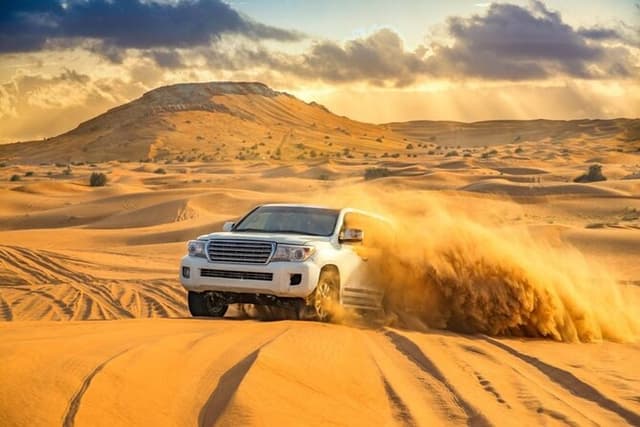 Doha: Desert Safari, Sand Boarding, Camel Ride & Inland Sea Tour