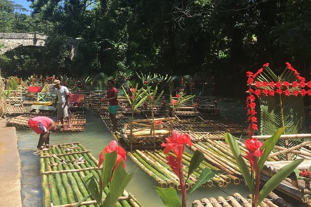 Private River Rafting with Limestone Massage & ATV at Montego Bay
