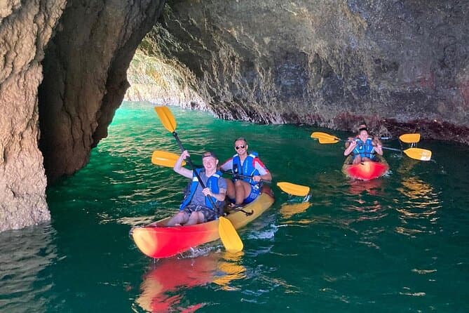 Best Albufeira Kayak Cave Tour & Coastal Adventure