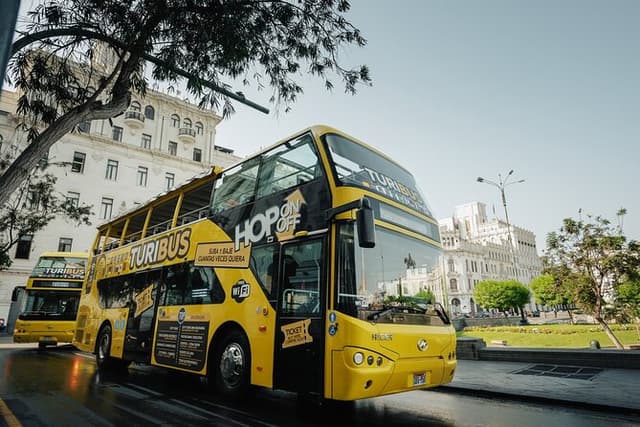 City Tour Panoramic Bus Departure From Larcomar
