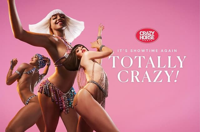 Paris Crazy Horse Cabaret Show with Beverages including Champagne