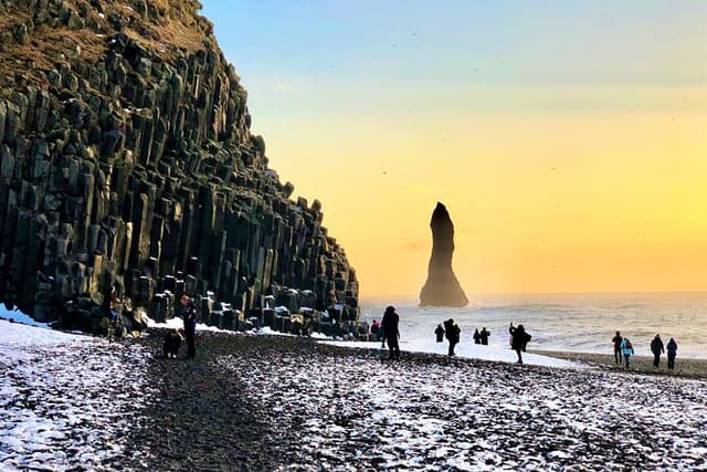 South Coast Day Tour Black Sand Beach & Waterfalls from Reykjavik