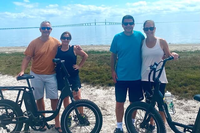 Electric Bike Wildlife & History Tour along Fort De Soto's Beaches