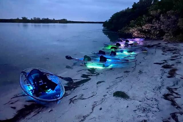Shell Key Clear Kayak Sunset & Glow Tours