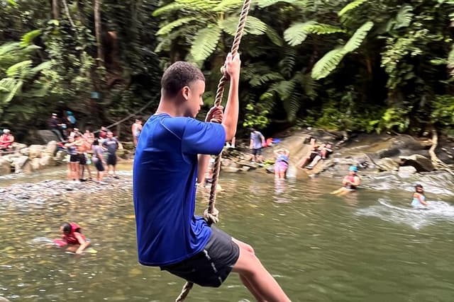 Small-Group El Yunque Waterslide & transportation w/ Photos