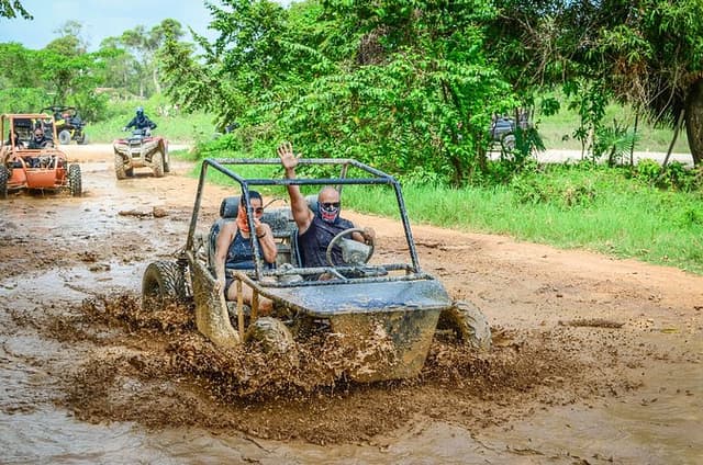 Half-Day Buggy Tour to Water Cave and Macao Beach