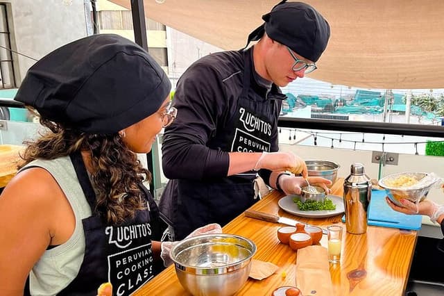 #1 Rated Lima Cooking Class: Make Ceviche, Causa & Pisco Sours!